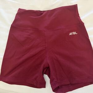 AYBL Women's Deep Red Bike Shorts